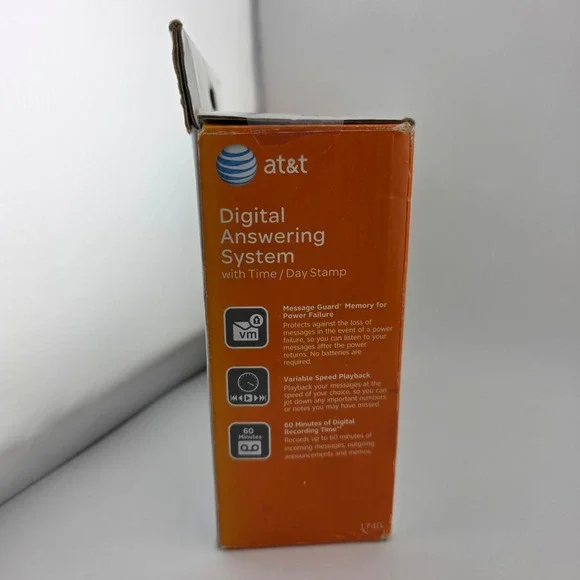AT&T Digital Answering‎ System Model 1740 Time Day Stamp New In Box - Picture 4 of 11